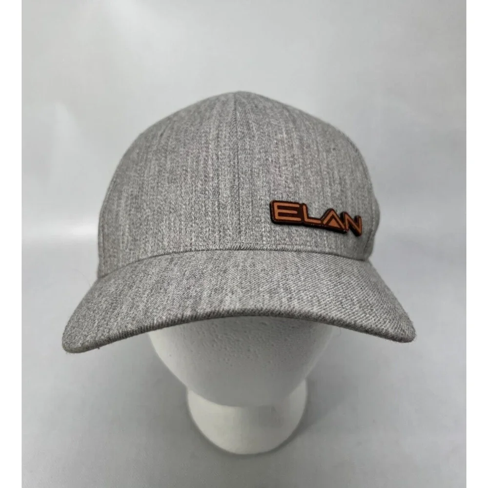 Branded Bills Heathered Gray Elan Hat FlexFit L-XL Baseball Cap